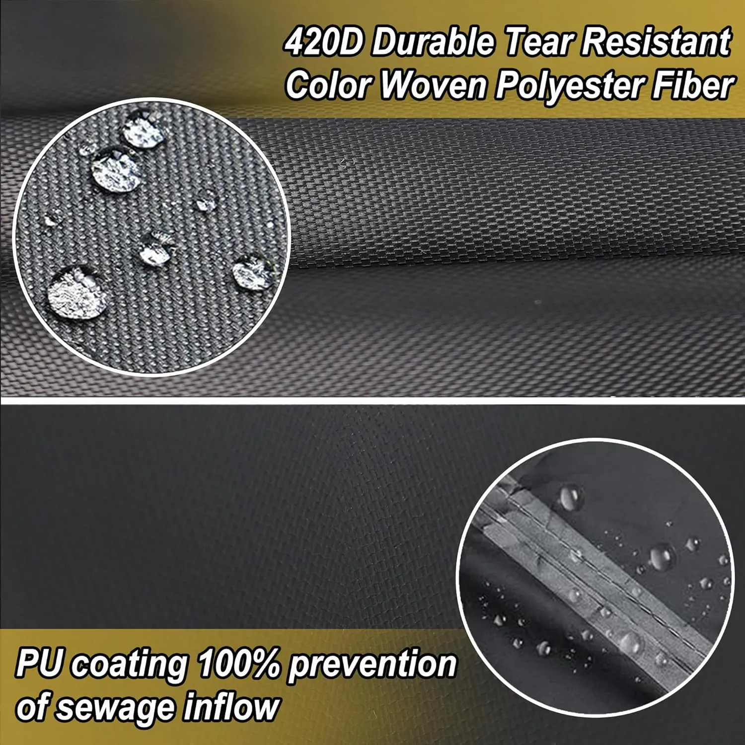 10 Ft Pool Cover 420D One-Piece Round Pool Cover, Quick Installation and dismantling Above Ground Pool Cover, One-Click Installation Solar Cover,Hydrophobic,UV Protected, Weather Resistant