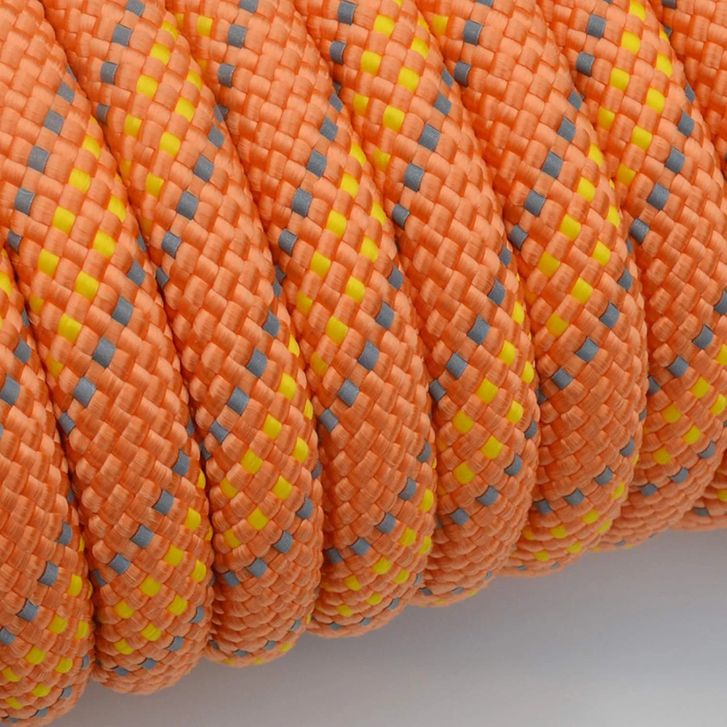 12mm Outdoor Luminous Floating Reflective Rope, Multi-Functional Guide Warning Rope (Orange)(Size:80M)
