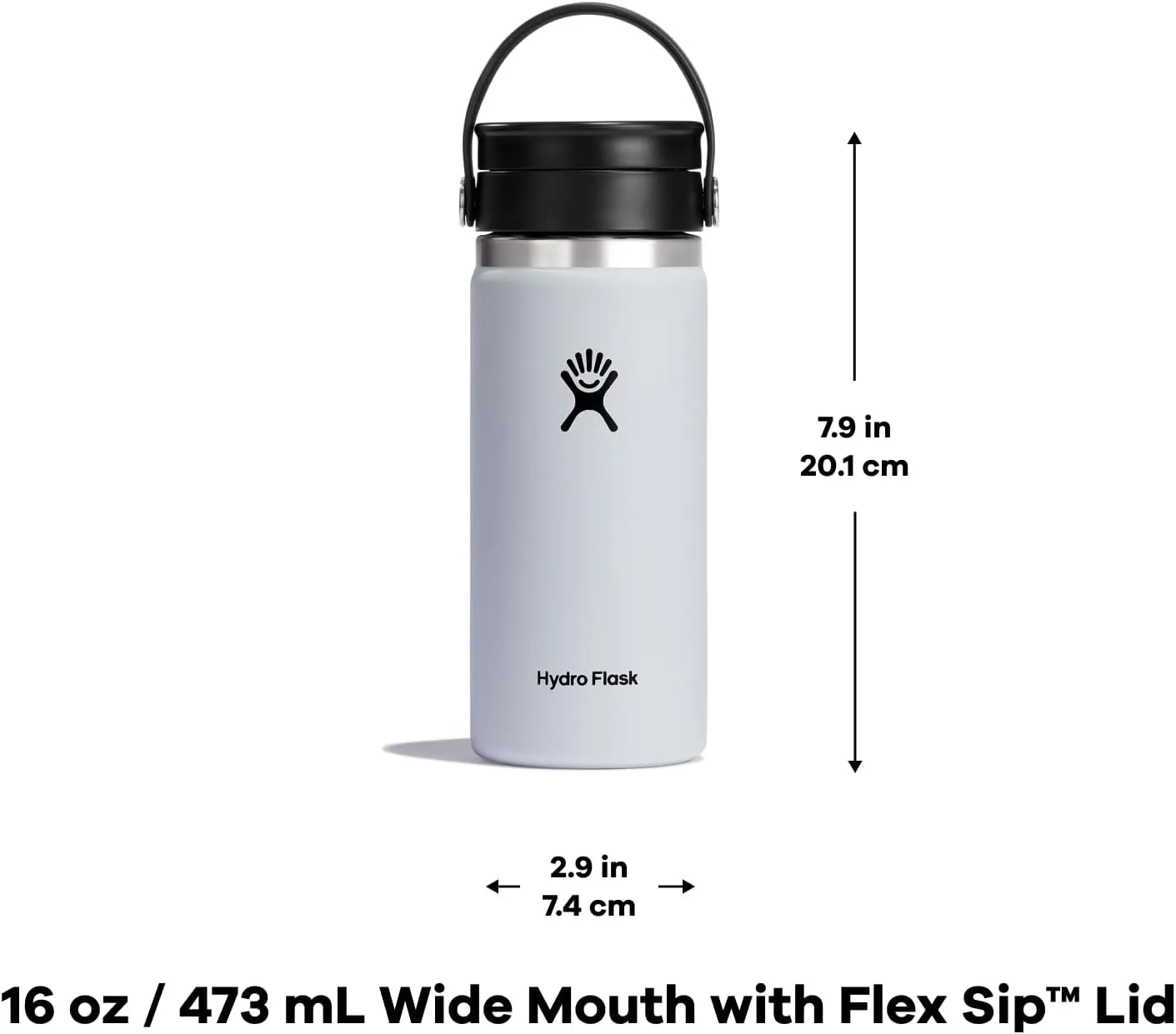 16 Oz Wide Mouth Flex Sip Lid Moonshadow