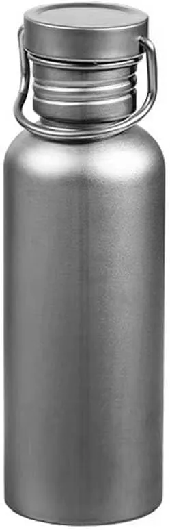 1PC Pure Titanium Water Cup, Portable Sports Water Bottle Suitable For Outdoor Camping, Cycling, Mountain Climbing, Etc.(600ml)