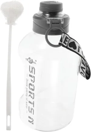 1Set Large Capacity Sports Water Bottle Durable Water Jug with Ergonomic Handle Stable Base Leakproof Design for Fitness Outdoor Activities and Mens Hydration
