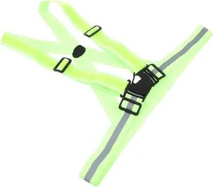 1Set LED Luminous Reflective Vest Adjustable High Visibility Gear for Night Running Cycling and Outdoor Sports Practical Elastic Reflective Clothing for Safe Visibility