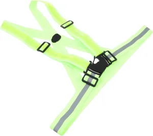 1Set LED Reflective Running Vest High Visibility Glowing Safety Belt for Night Cycling Jogging Outdoor Activities Comfortable Durable Design Rechargeable USB Light Up Feature
