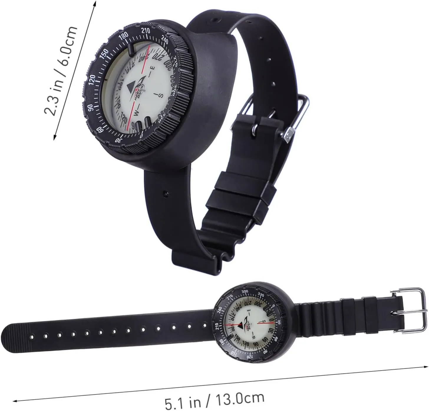 2 Pcs Compass Outdoor Navigation Tools Outdoor Pocket Backpack Travel