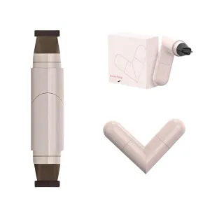 2025 New Foldable Eyeliner Stamp for Perfect Wings,Waterproof Winged Eyeliner Tool for Perfect Wings Smudge Proof Eyeliners Pen for Beginners (Brown)