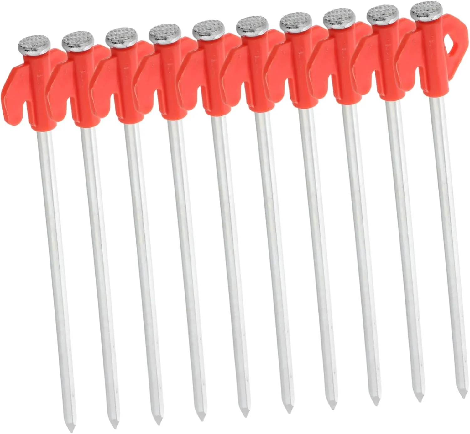 20pcs Heavy Duty Tent Stakes for Camping Windproof Ground Pegs for Outdoor Use Portable Design for Easy Setup and Sturdy Support for Tents and Outdoor Activities