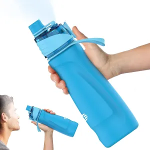 24oz Insulated 2-in-1 Mist & Sip Stainless Steel Thermo Bottle for Hot/Cold Drinks, Sports Use