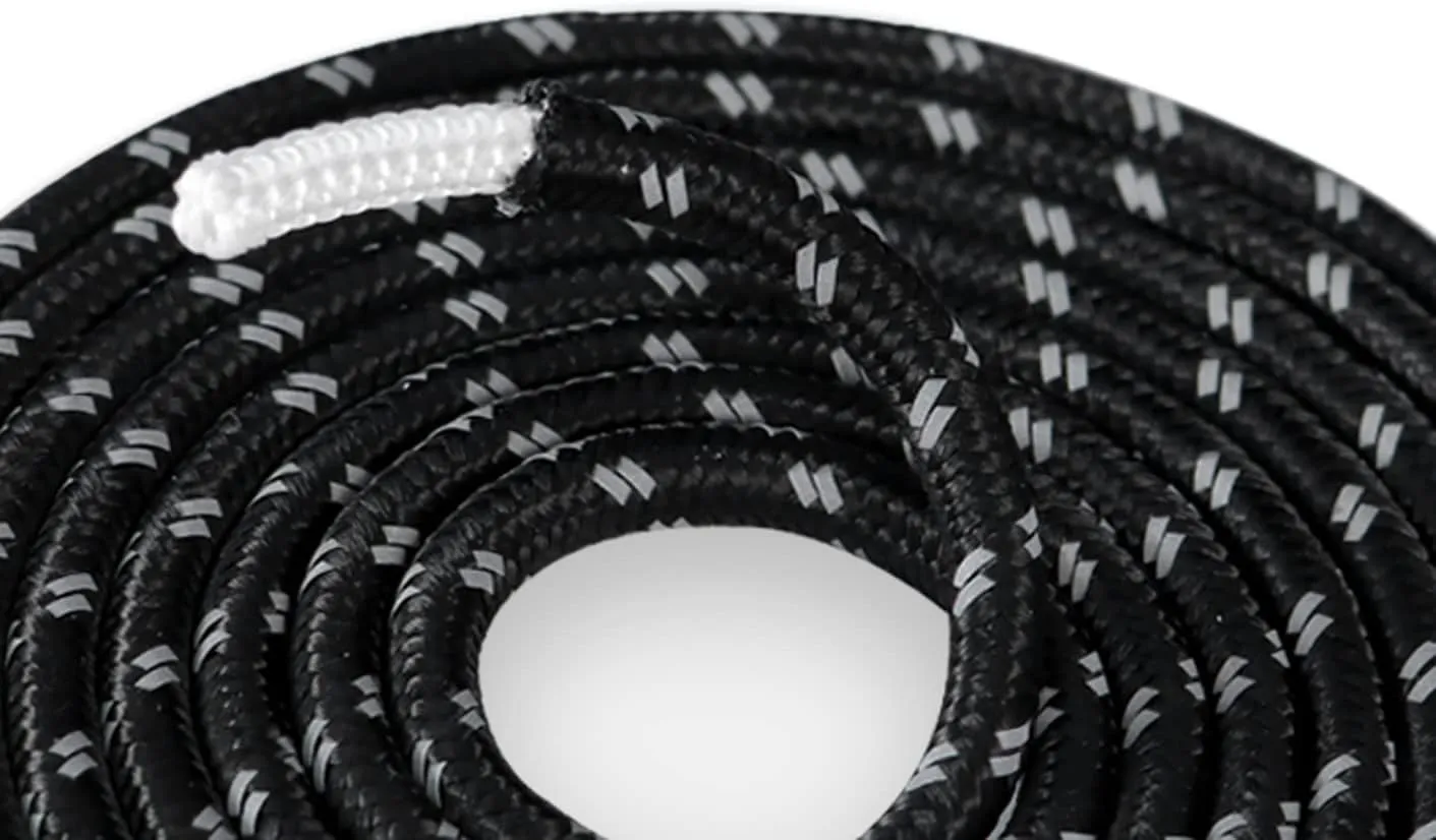 2Pack 5m Reflective Guyline Solid Braid Nylon Camping Rope with Adjustable Lifting Pulley Lanyard,5mm Camping Rope Cord Utility Tent Accessory for Outdoor Travel,Hiking,Backpacking