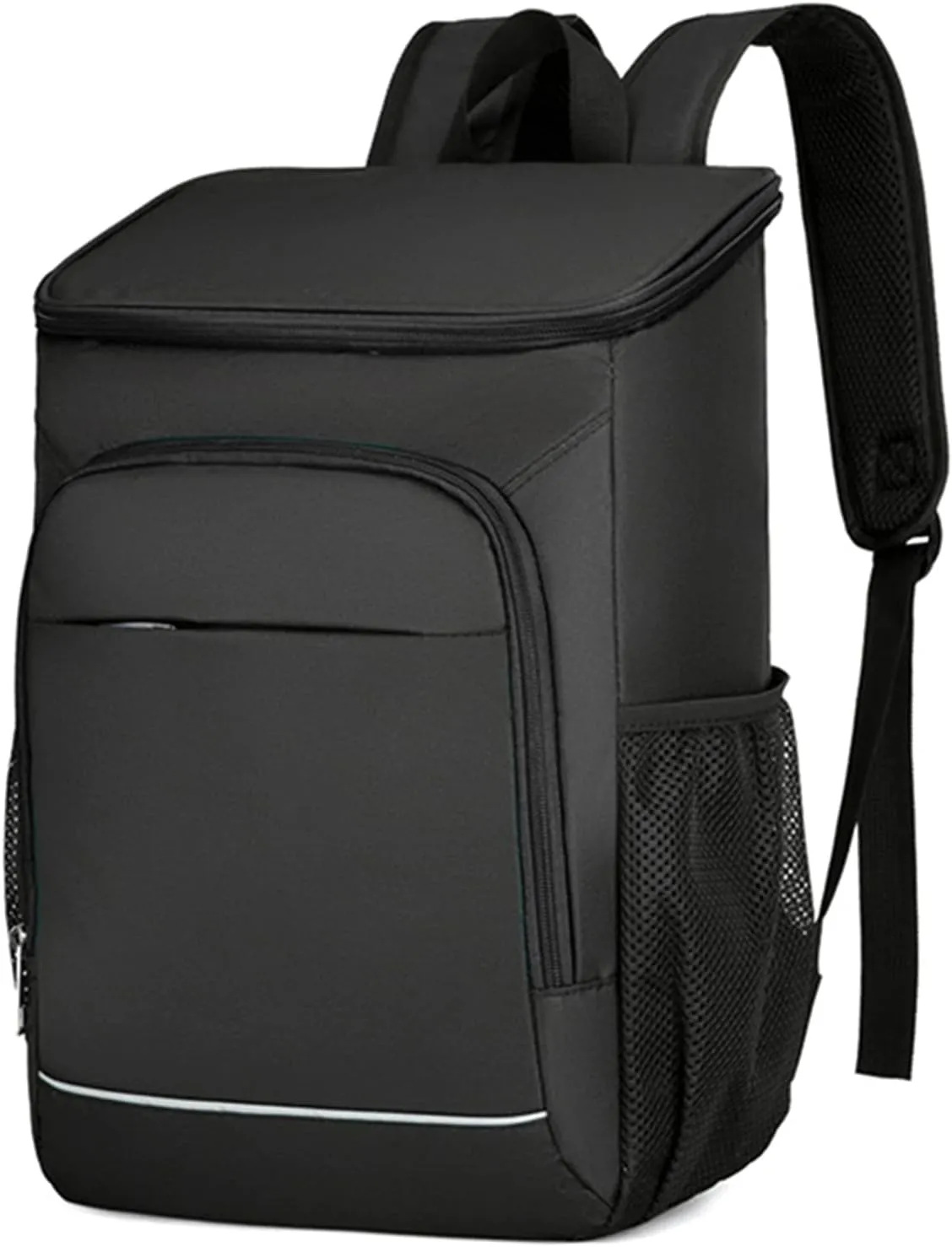 30L Cooler Backpack Leakproof Insulated Lunch Bag for Outdoor Camping Hiking Picnics Beach, Standard, Black