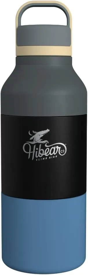 32oz All-Day Adventure Flask: The Insulated Multi-Tool of Beverage Bottles - Craft Pourover, Cold Brew, Tea, Water Infusion, Wine Decanting, Hydration. (Moon Tide)