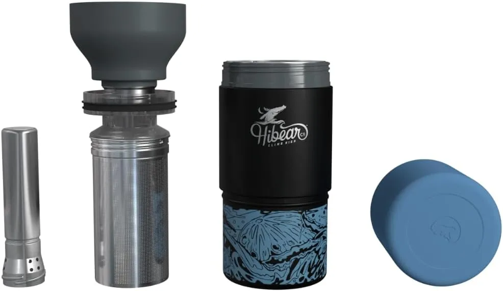 32oz All-Day Adventure Flask: The Insulated Multi-Tool of Beverage Bottles - Craft Pourover, Cold Brew, Tea, Water Infusion, Wine Decanting, Hydration. (Moon Tide)