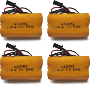 (4 Pack) 3.6v 900mAh Lithonia ELB B001 ELBB001 ELB-B001 Exit Sign Emergency Light NiCad Battery Replacement for Lithonia EU2 LED Interstate ANIC1566 Unitech 0253799
