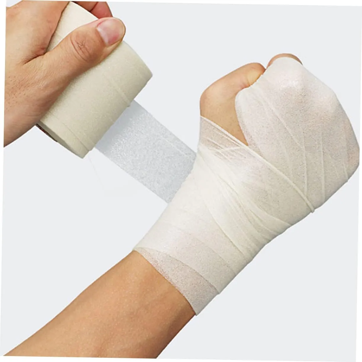 4 Rolls Elastic Sports Tape Pre-wrap Bandage Waterproof for Ankle Wrist Knee Protection