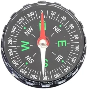 45mm Outer Diameter Lace Compass, Toothed Compass, Plastic Compass Outdoor Sports