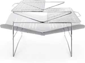 498 Ultralite BBQ Grill and Stove, 2 Grates, 1 Skewer
