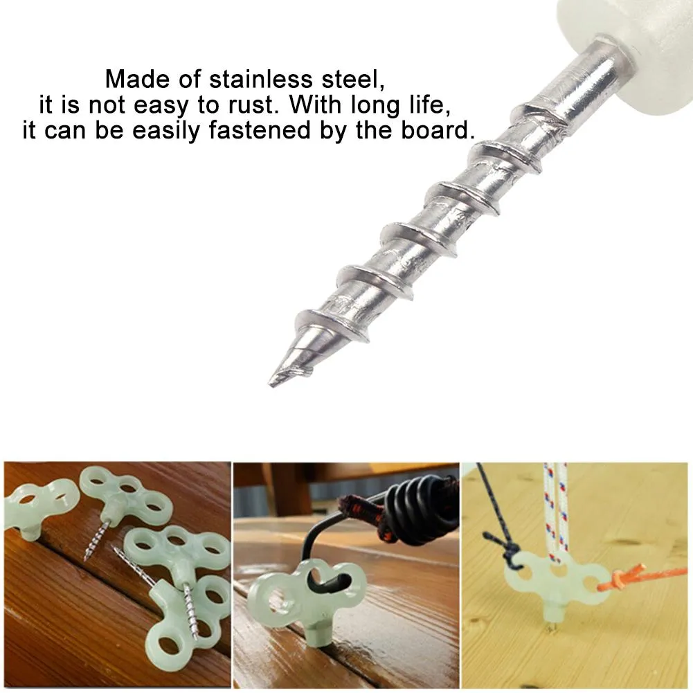 5 Pcs Outdoor Luminous Tent Peg / Tent Nail