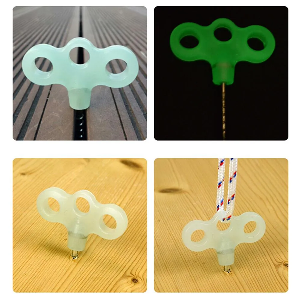 5 Pcs Outdoor Luminous Tent Peg / Tent Nail