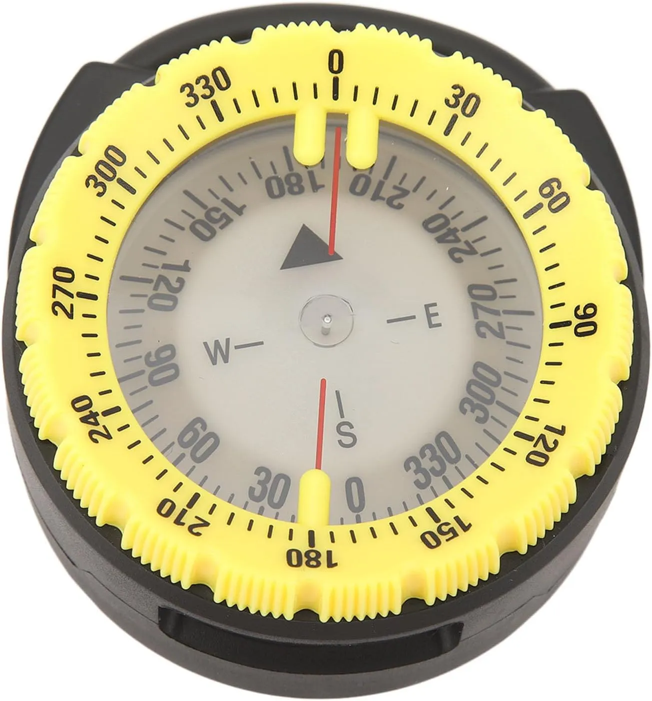 50M Underwater Diving Compass, Diving Deluxe Wrist Compass, Luminous Magnetic s Pipe Clamp Diving Compass for Scuba Diving Water Sports, Underwater Navigation Tool