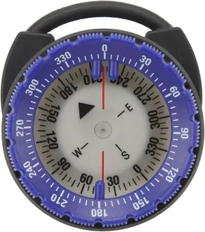 50M Underwater Diving Compass, Luminous Magnetic Waterproof Pipe Clamp Diving Compass for Scuba Diving Water Sports
