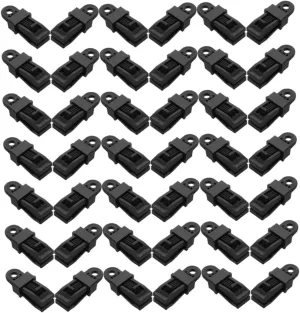 50pcs Heavy Duty Tent Clips Windproof Tarp Clamps for Outdoor Camping Canopy Fasteners Awning Fixers and Tent Accessories
