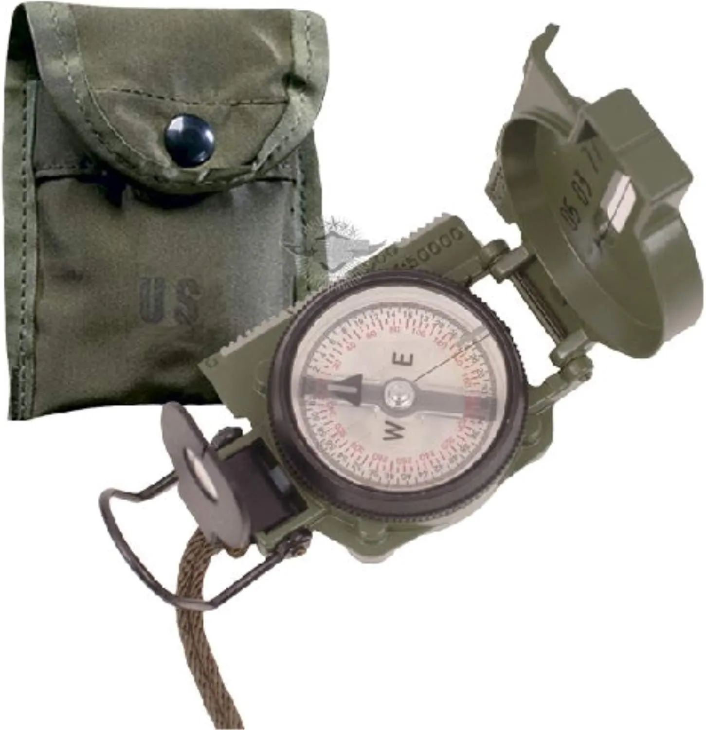 5ive Star Gear GI Lensatic Compass with Pouch