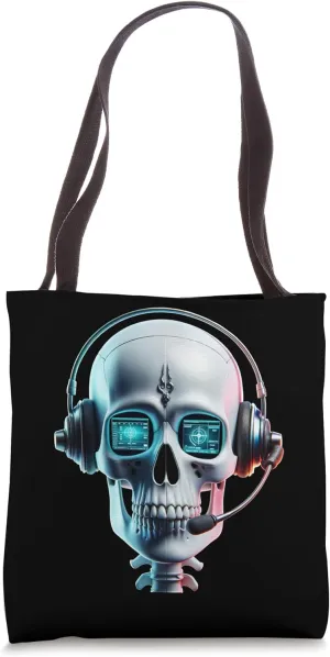 911 Dispatcher Calm Amid Chaos Skull Watch Dispatcher First Tote Bag