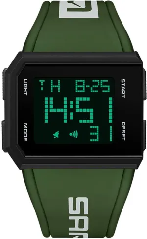 ADSBIAOYE Square Mens Digital Watch Outdoor Sports Multi-Function Watch LED Waterproof Chronograph Electronic Watches