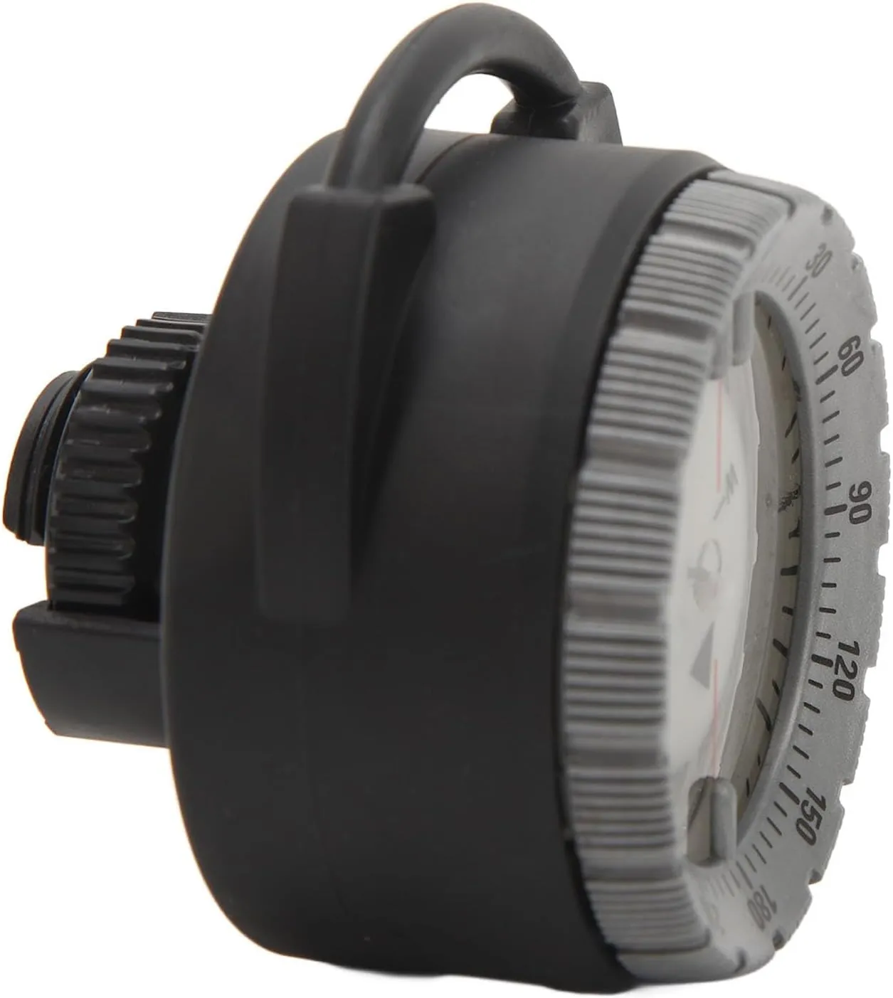 Airshi Underwater Diving Compass, Side Window Luminous Dive Compass Waterproof for Scuba Diving