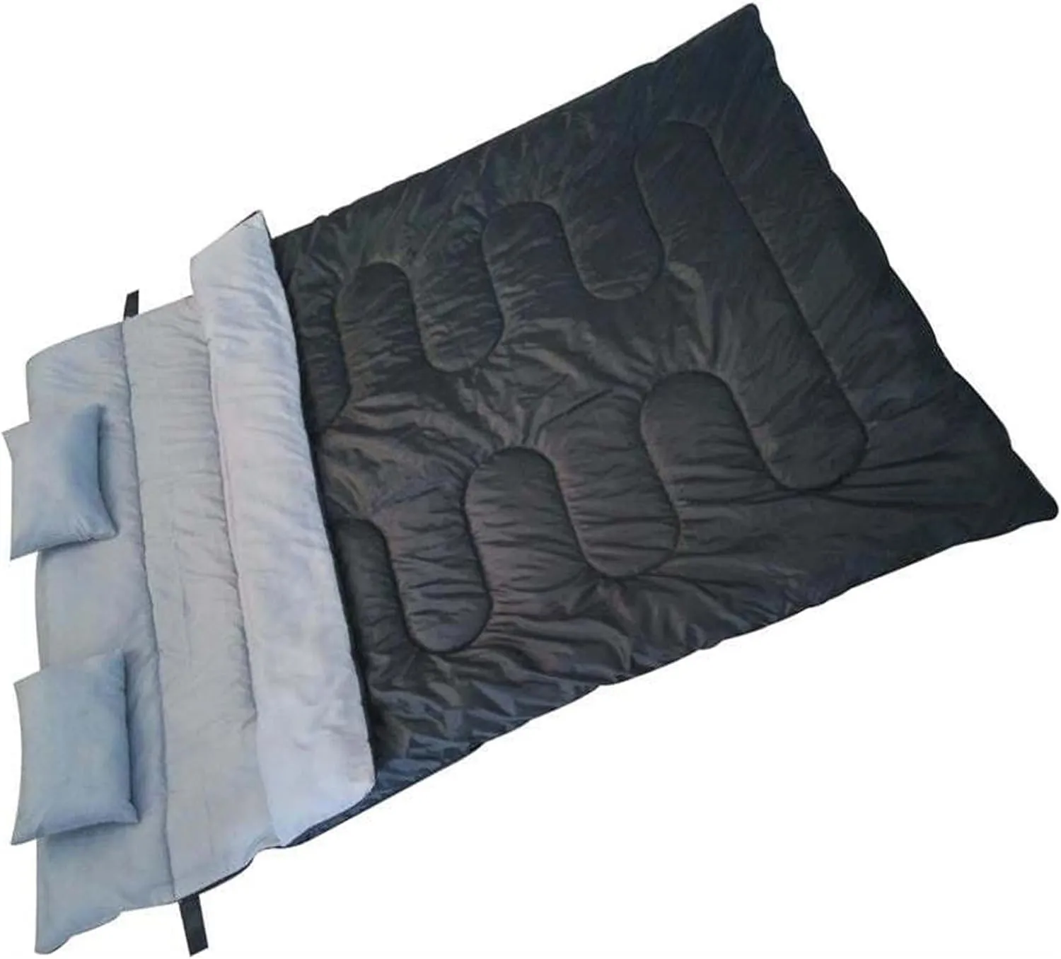 AISHANBAIHUODIAN Fit for Envelope Lightweight Camping & Hiking Portable Deluxe Lightweight Double Envelope Waterproof Sleep Bag with Two Portable Detach