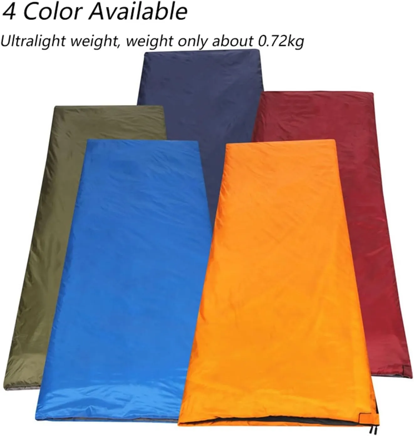 AISHANBAIHUODIAN Ultralight Envelope Sleeping Bag 3 Seasons Waterproof Portable Warm Adult Sleeping Bag Fit for Outdoor Camping Hiking Tourist(Navy)