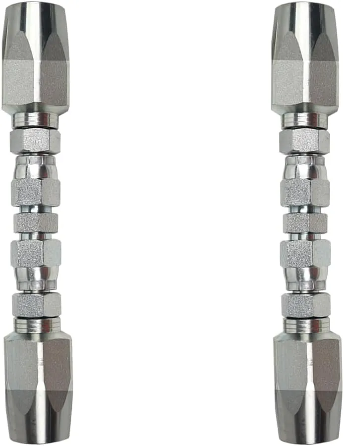 AKM 2-Pack Hydraulic Hose Field Repair Kit,1/4" Inner Diameter Reusable