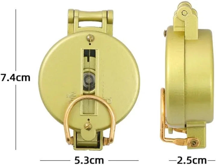 Alloy Folding Compass Compass Compass Needle for Outdoor Multipurpose Compass
