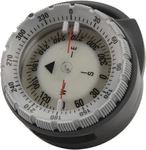 Alomejor 50M Underwater Diving Compass Luminous Magnetic Pipe Clamp Compass Diving Water Sports for Underwater Use