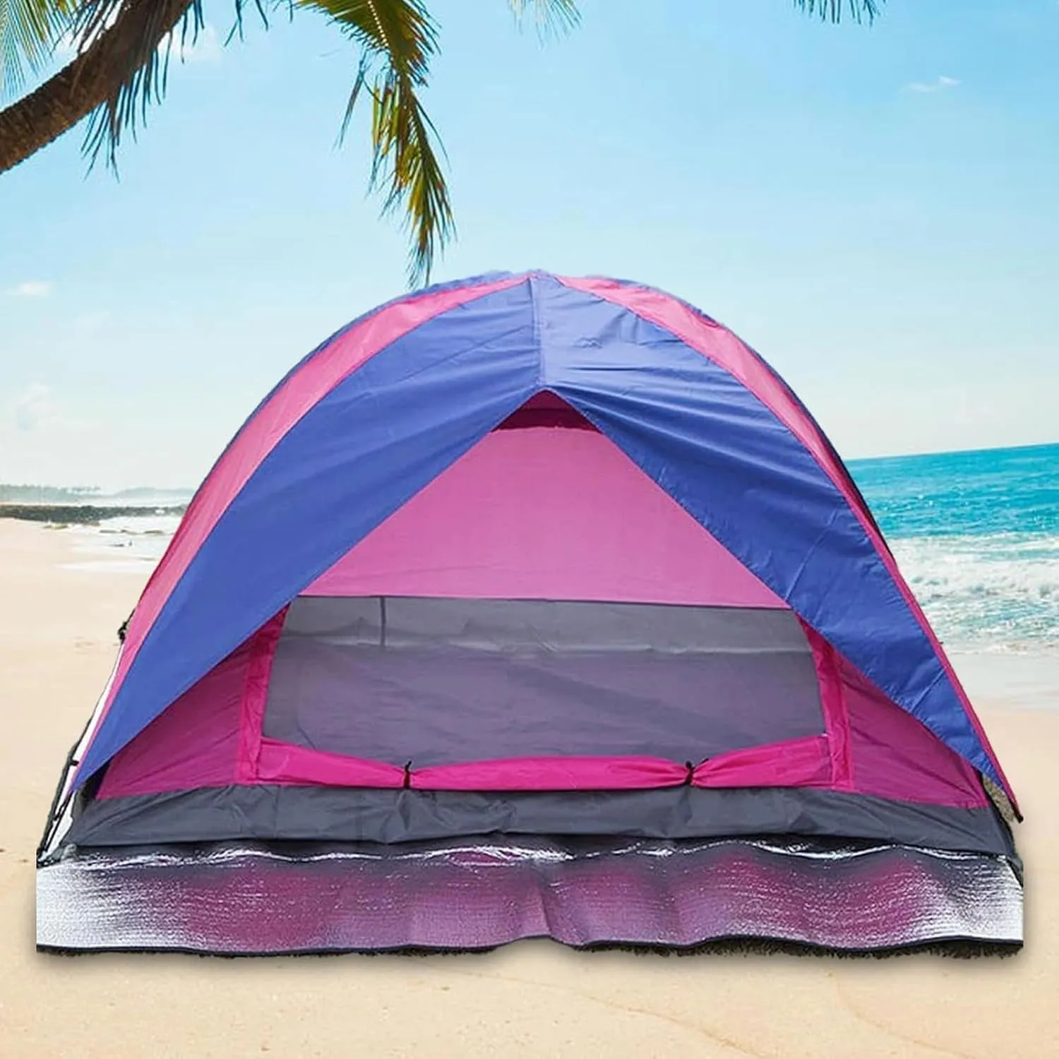 Aluminium Sleeping Mat, Foam Mats, Sleeping Mat for Camping, Insulated Blanket, Foldable Tent Mat, Thermal Mat, Made of Aluminium Foil and EPE, 7mm Thick