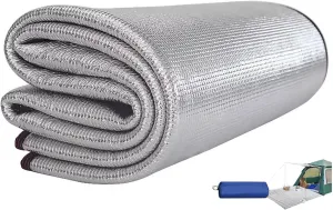 Aluminium Sleeping Mat, Foam Mats, Sleeping Mat for Camping, Insulated Blanket, Foldable Tent Mat, Thermal Mat, Made of Aluminium Foil and EPE, 7mm Thick