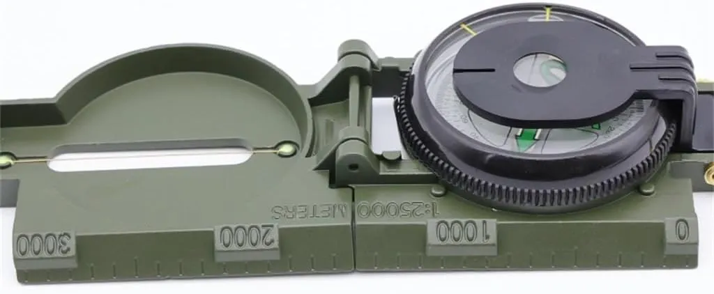 Aluminum Alloy American Compass Outdoor Camping Adventure Adventure Luminous North Needle Orientation