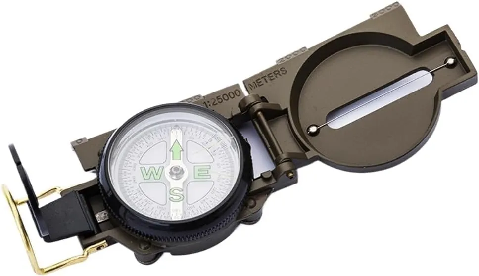 American Compass Mountaineering Camping Compass Outdoor Luminous Multi-Functional North Needle