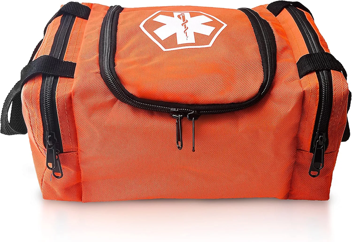 ASA TECHMED First Aid Responder EMS Emergency Medical Trauma Bag EMT, Fire Fighter, Police Officer, Paramedics, Nurse, Orange