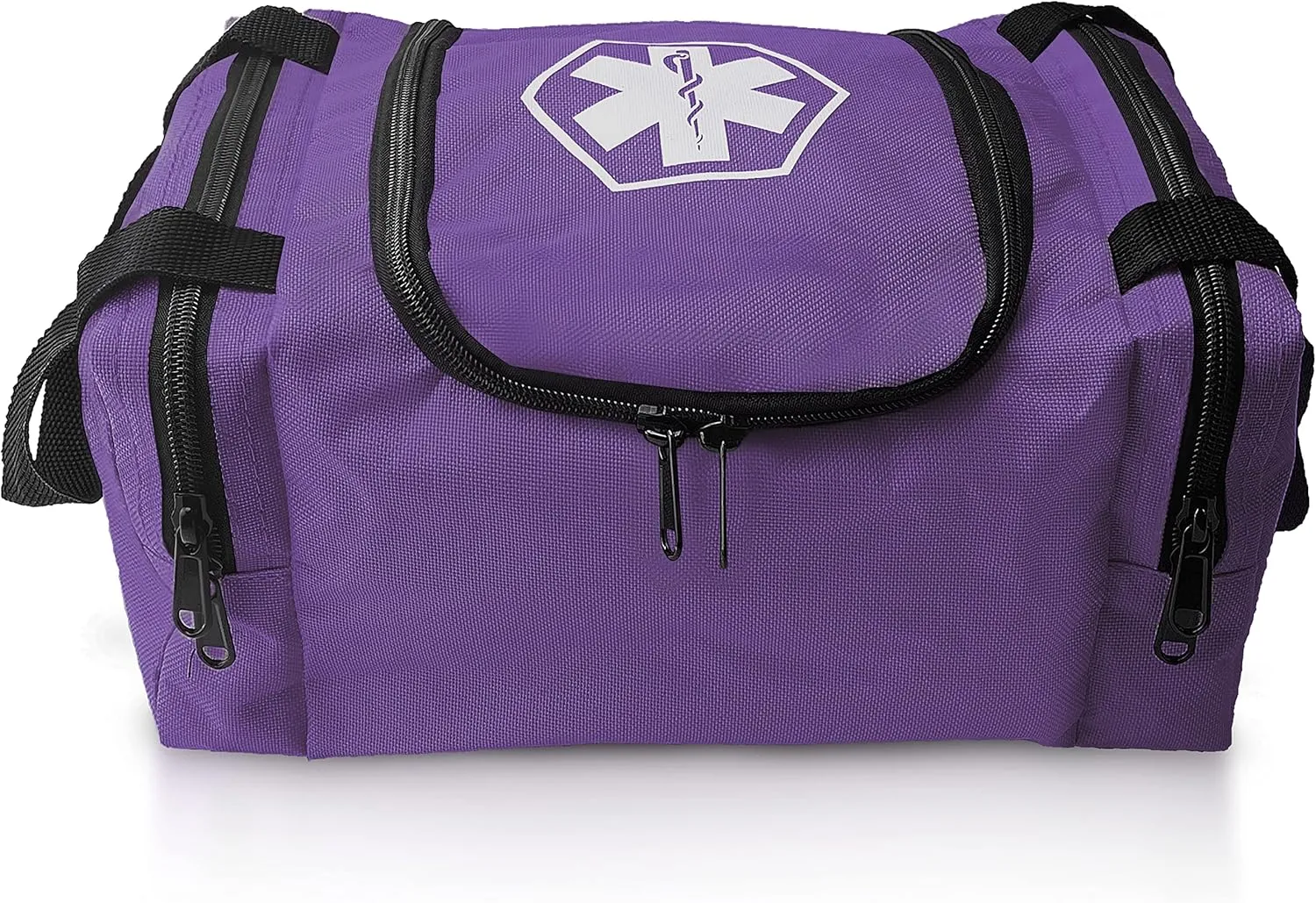 ASA TECHMED First Aid Responder EMS Emergency Medical Trauma Bag EMT, Fire Fighter, Police Officer, Paramedics, Nurse, Purple