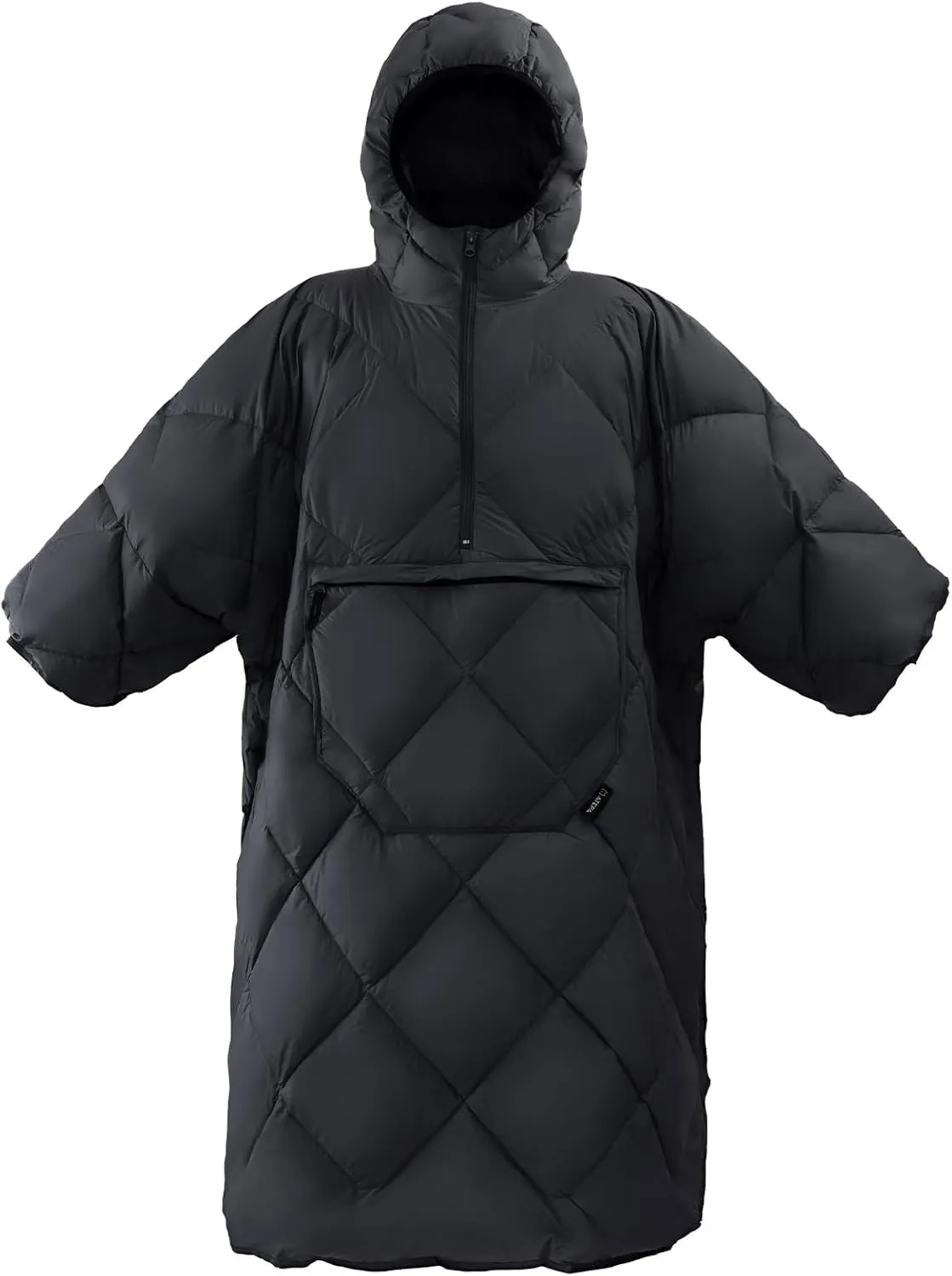ATEPA Wearable Sleeping Bag, Recycled Stadium Blanket Packable Ultralight Warm Windproof Poncho Camping Outdoor Sports
