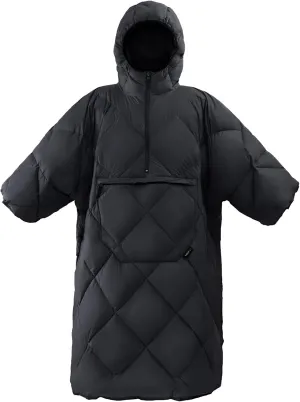 ATEPA Wearable Sleeping Bag, Recycled Stadium Blanket Packable Ultralight Warm Windproof Poncho Camping Outdoor Sports