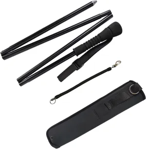 Aventik Fold-able Wading Staff Self-Adjustable Locking System New Safe No Need to Adjust Center Core with Neoprene Pouch Fly Fishing Wading Stick
