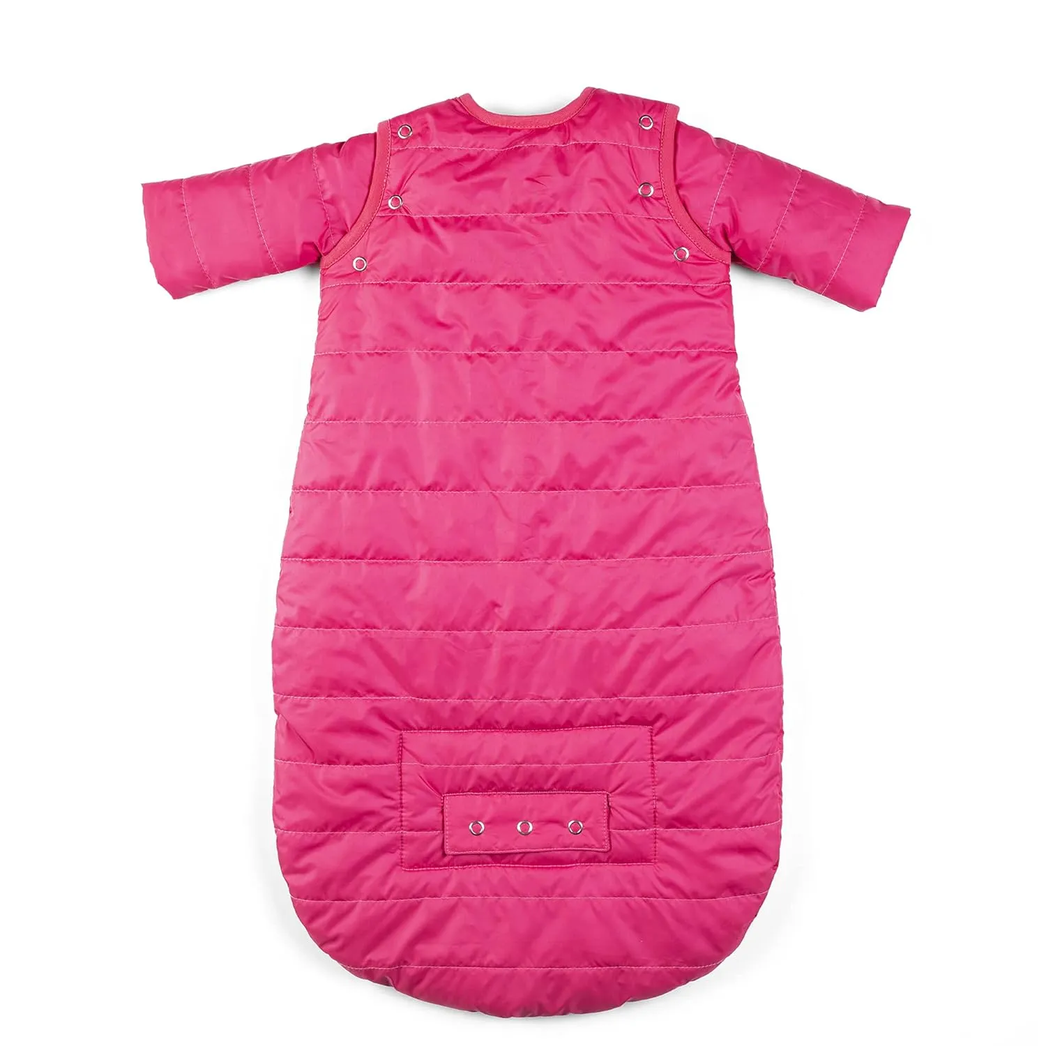 baby deedee Sleep Nest Travel Quilted Baby Sleeping Bag Sack with Sleeves, Hot Pink, Medium (6-18 Month), T289