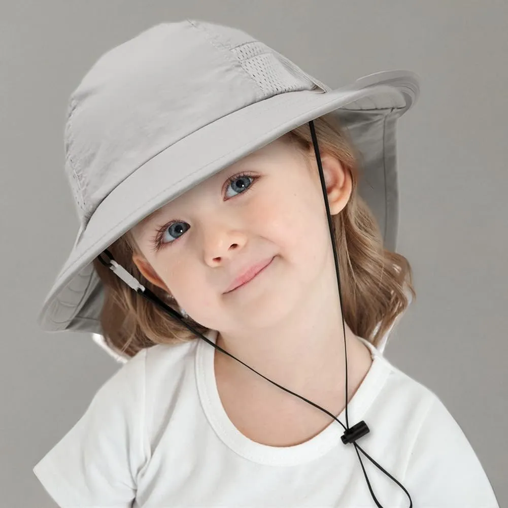 Baby Sun Protection Hat for Infant Toddlers Boys Girls UPF 50  Sunhat for Outdoor Beach Swim