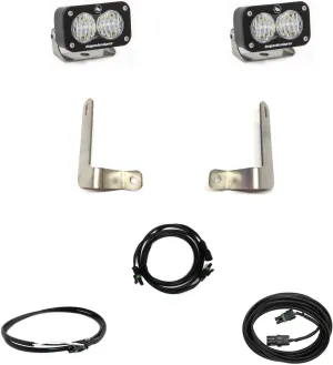 Baja Designs S2 Sport LED Dual Reverse Light Kit Light for Dodge 1500 TRX 2021-22 Truck (Wide Cornering; Clear)