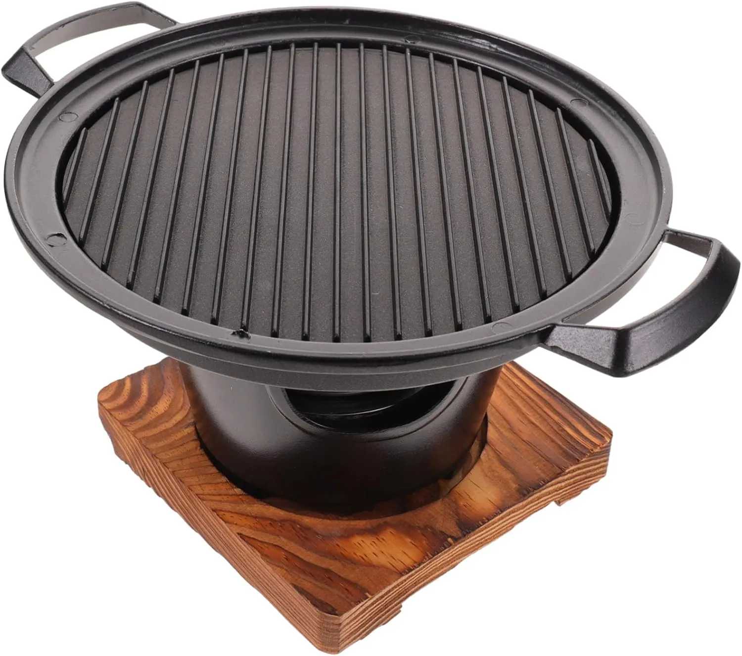 Balacoo Camping Grill Set Portable Bbq Stove Griddle Grill Barbecue Rack Non-stick Coating for Chicken Fish Beef