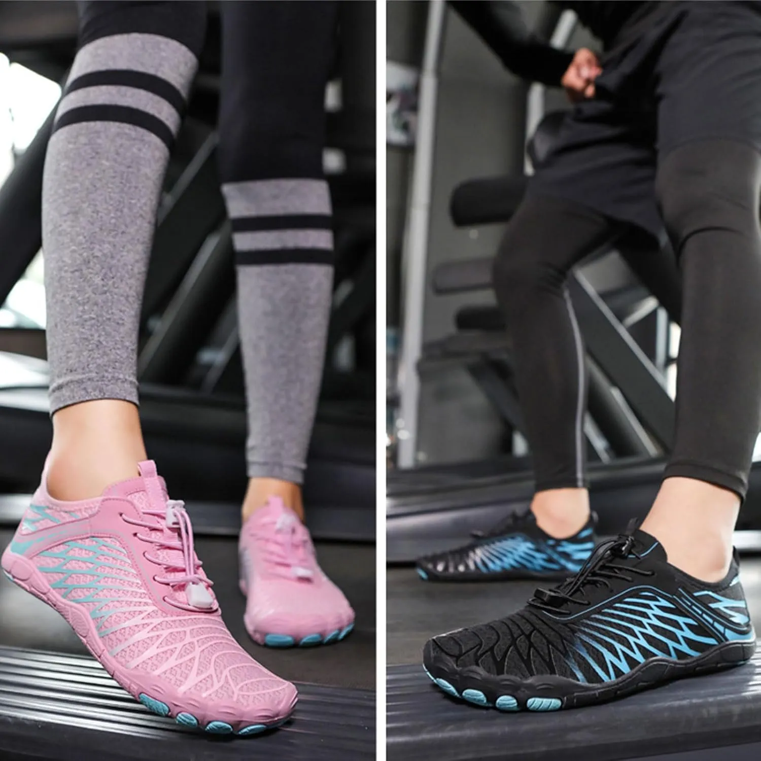Barefoot Walking Shoes Women Men Hike Grounded Footwear Barefoot Womens Non Slip Minimalist Wide Toe Box Shoe Sneakers Women's Comfortable Walking Running Shoes Wide Width