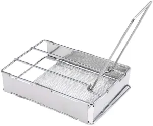 BBQ Grill Outdoor LIUYUNQI Bread Toaster Camping Stove Toaster Plate Portable Outdoor Camping Bread Toaster Grill Cookware Outdoor Grill