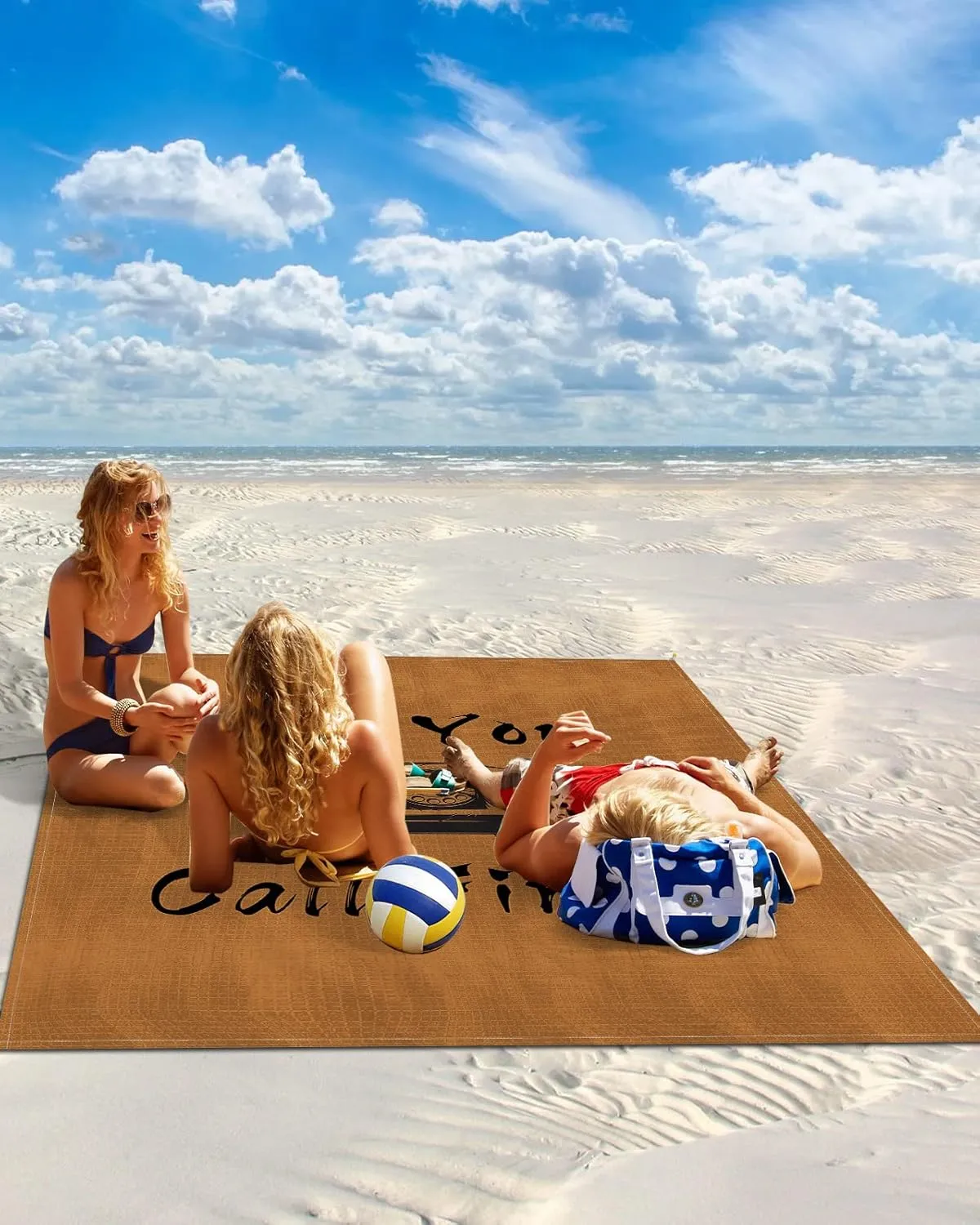 Beach Blanket Sandproof, Did You Call First,Interesting Text Waterproof Beach Mat Lightweight Quick Drying Picnic Blanket Beach Essentials for Travel Camping Hiking 83x79in