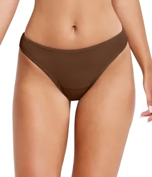Beautikini Period Swimwear Bikini Menstrual Swim Bottoms Leakproof Low Waisted Period Bathing Suit Bottoms for Teen Girls